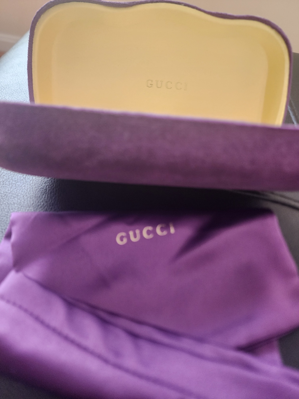 Gucci Round White and Pink L'Aveugle Par Amour Sunglasses - Picture 4 of 5